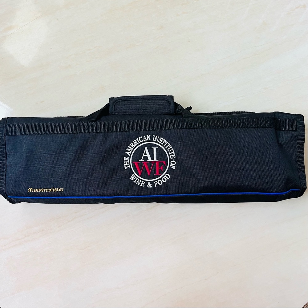 American Institute of Wine&Food Custom Chef Knives BBQ Roll Bag by Messermeister - Picture 3 of 14